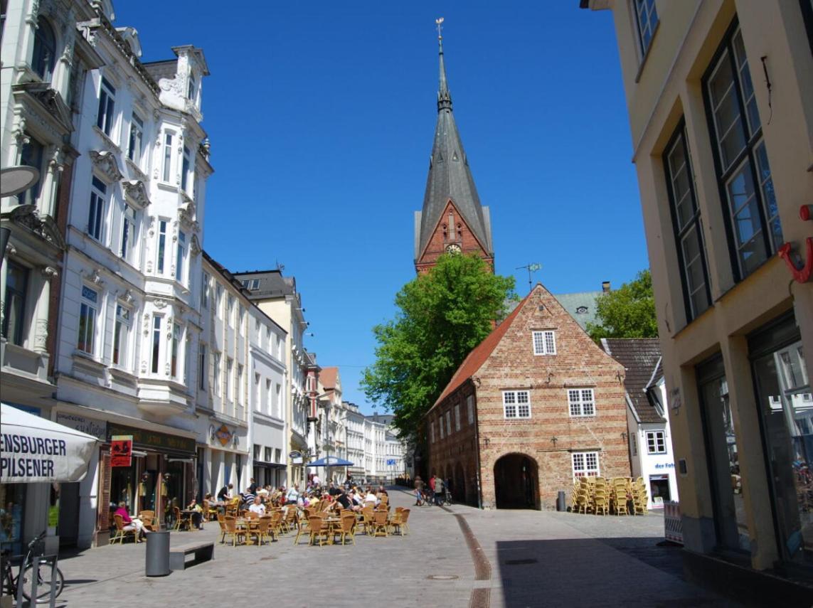Apartamento Haus Weitblick Emil Flensburgo Exterior foto